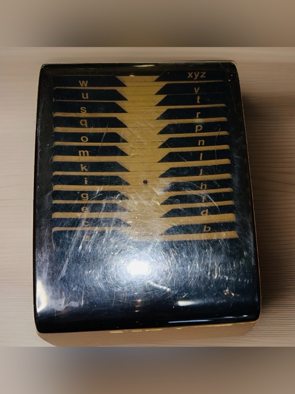 Vintage 1983 Eldon Office Products Rolodex Black and Clear in Color Blank Cards